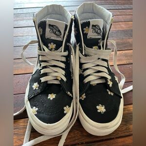 Vans Floral Plaid Patchwork Sk8-hi Top Sneaker